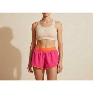 Nike Dri-FIT  Running Shorts Pink Women’s Size L Thick Waistband